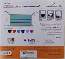 MASCHERINA 100% COTONE,DOPPIO STRATO,CERT. OEKO-TEX LAVABILE